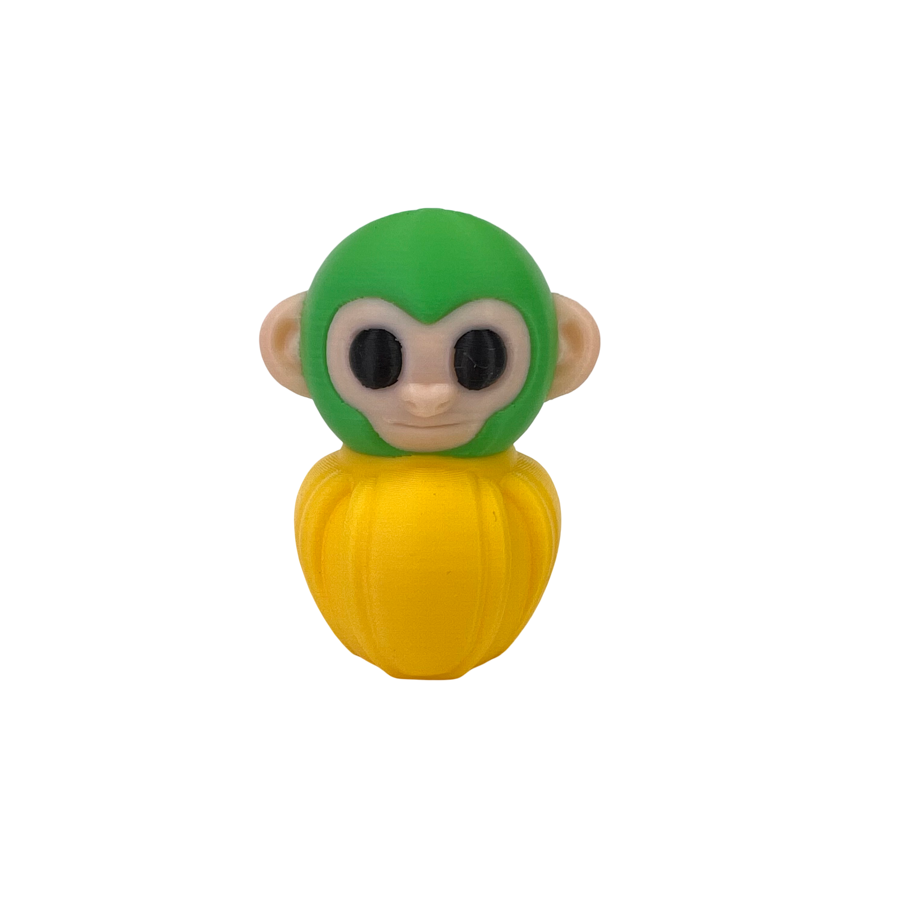 Игрушка Chimpanzini Bananini банановая обезьянка из серии Italian Brainrot 7 см Желтый
