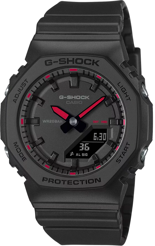 Наручные часы женские Casio G-Shock GMA-P2100SA-1A1ER ударопрочные с водозащитой 200 м и черным циферблатом
