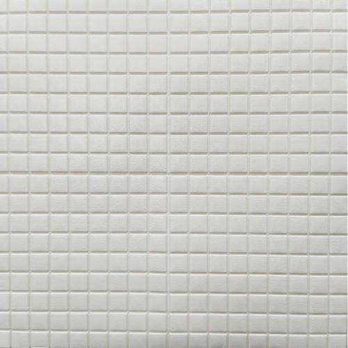 Панель самоклеющаяся 3D мозаика 700x770x5 мм Белый (10198)