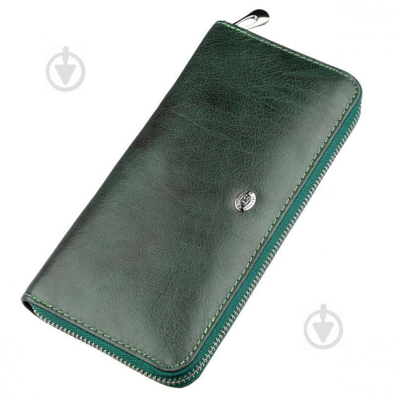 Кошелек-клатч для женщин ST Leather 18866 Зеленый