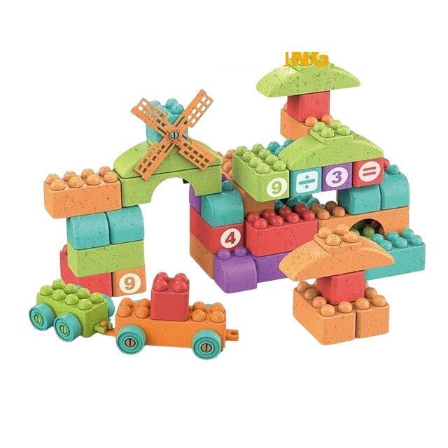 Конструктор Big Building Blocks 78 деталей у відрі Multicolor (164954)