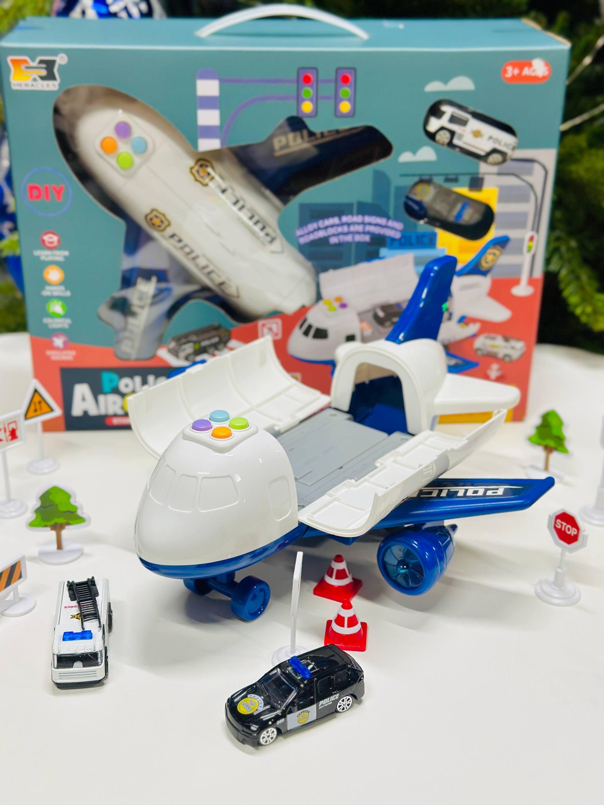 Игрушечный самолет Engineering Air Craft с техникой (2639)