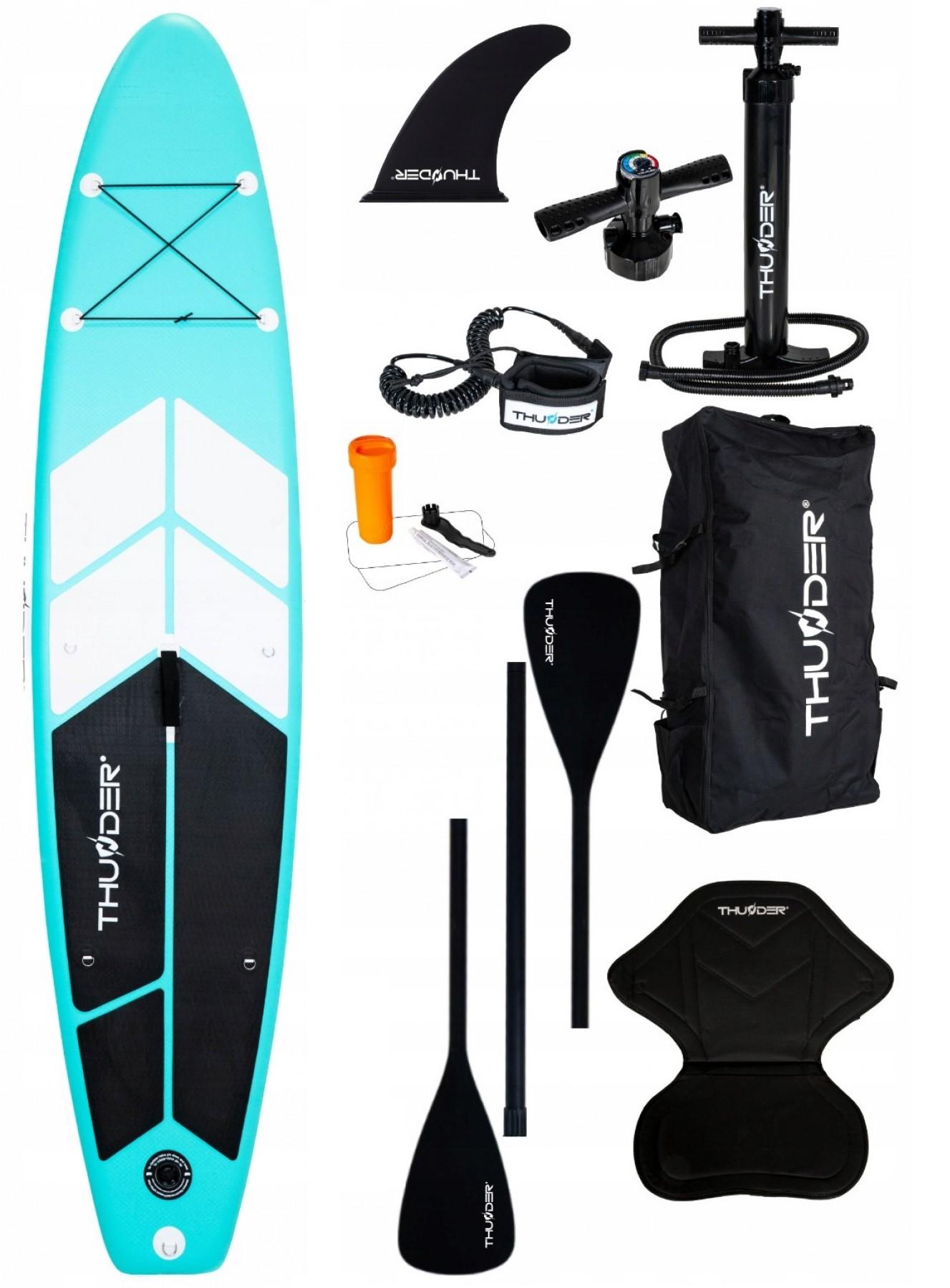 SUP-доска надувная Thunder Coast 320 см с веслом Mint