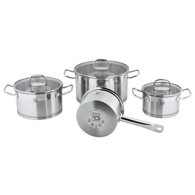 Набор посуды CS Solingen Herten 060787 нержавеющая сталь 7 пр. (iz13015)