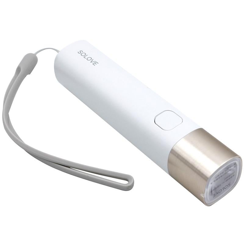 Фонарик Solove X3S Power Bank 3000mAh White