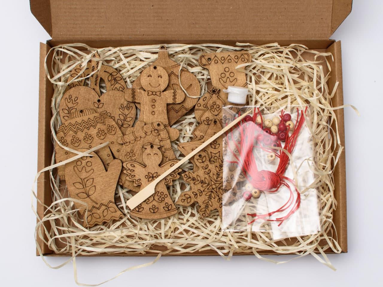 Набір-розмальовка Зробив Тато Різдвяні пряники з фарбою та мотузочками (TOYS20022) - фото 3