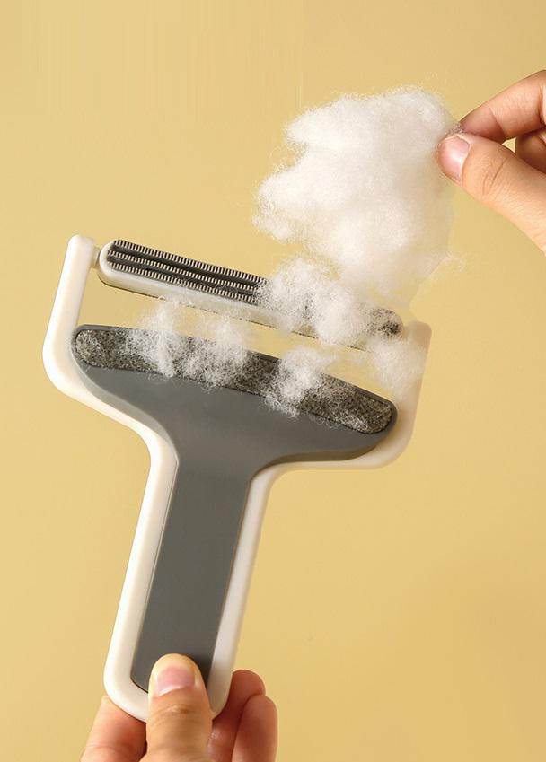 Скребок для видалення вовни на одязі 18652 12х15 см Сірий (5011887) - фото 5