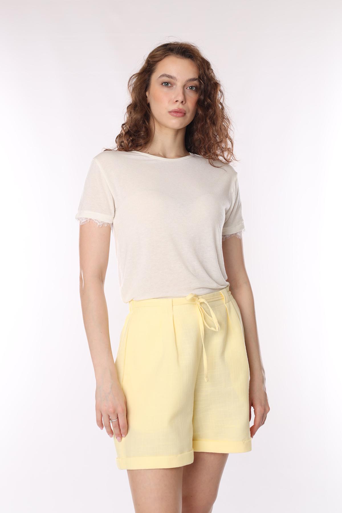 Футболка с коротким рукавом женская ЦБ-00295113 р. 46 Молочный (SKT001313486)