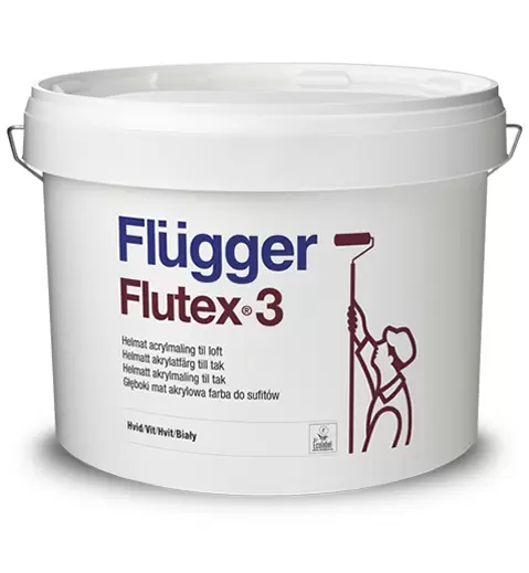 Краска акриловая Flugger Flutex 3 10 л Белый (2304047899)