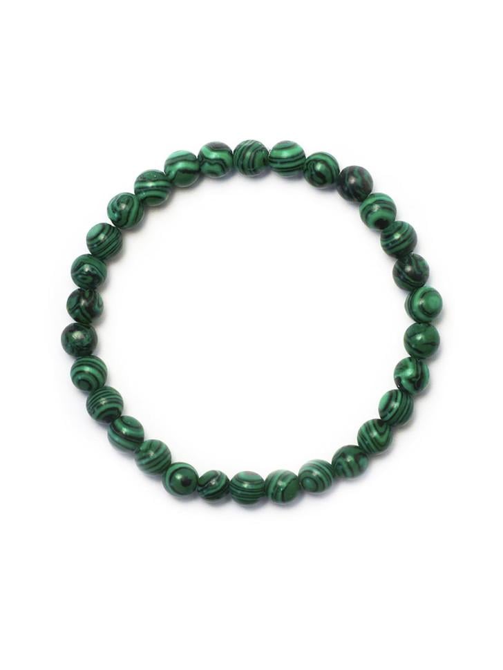 Браслет из натурального камня малахит (4826) - фото 4 Браслет из натурального камня малахит (4826) - фото 4