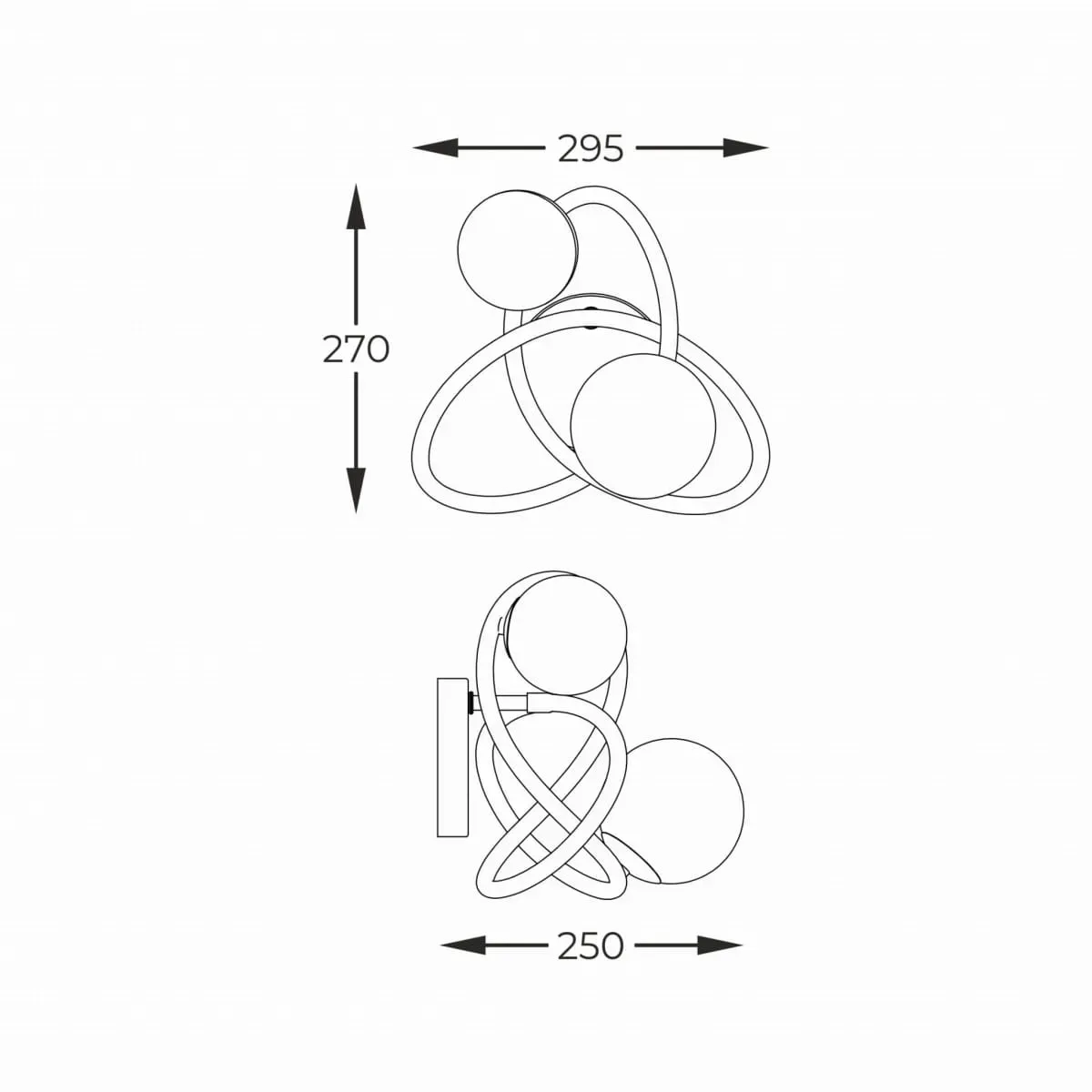 Бра Zuma Line MB4922-2-EBGN NISYRO - фото 2 Бра Zuma Line MB4922-2-EBGN NISYRO - фото 2
