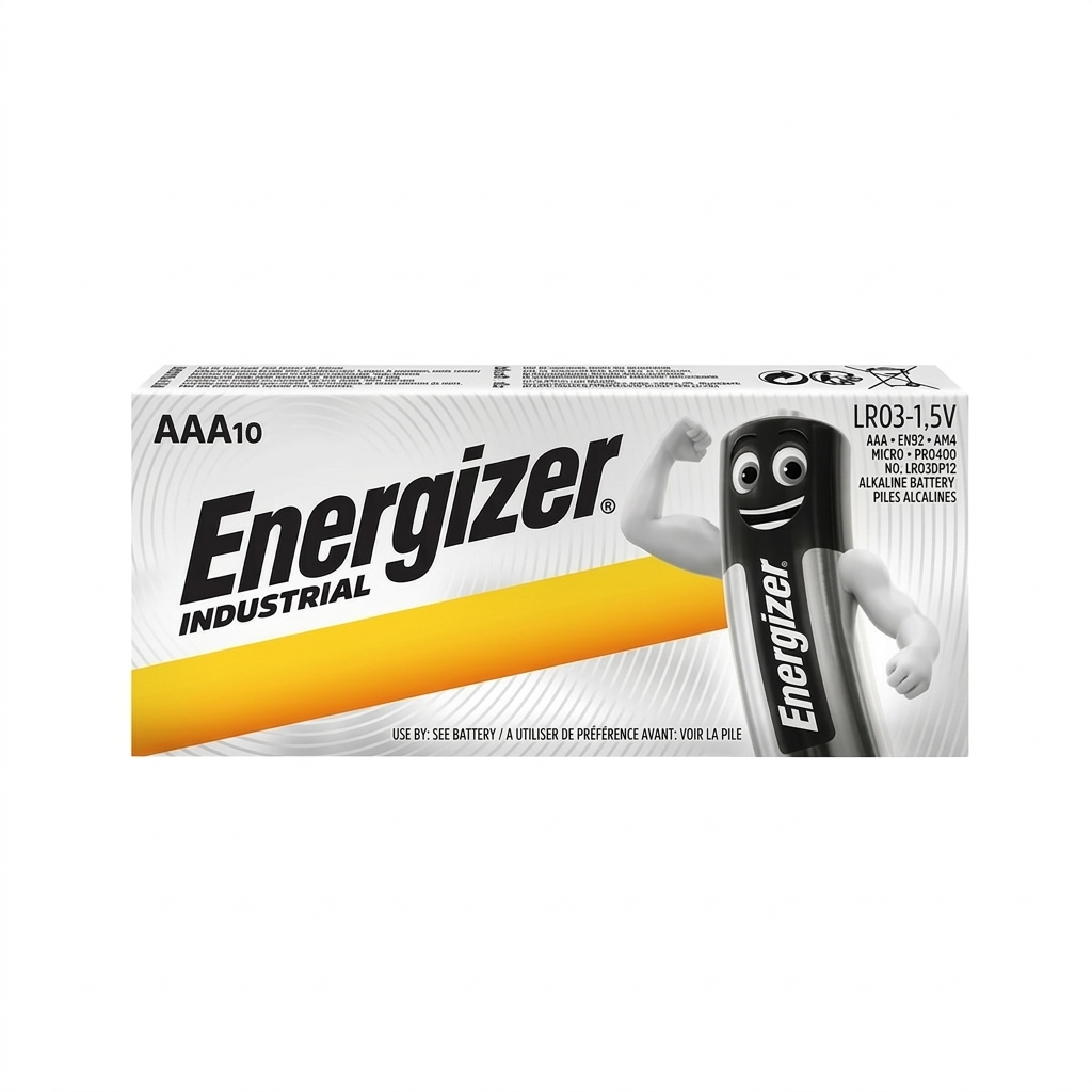Батарейки щелочные Energizer Industrial LR3 AAA E92 1,5V 10 шт. (7638900361063)