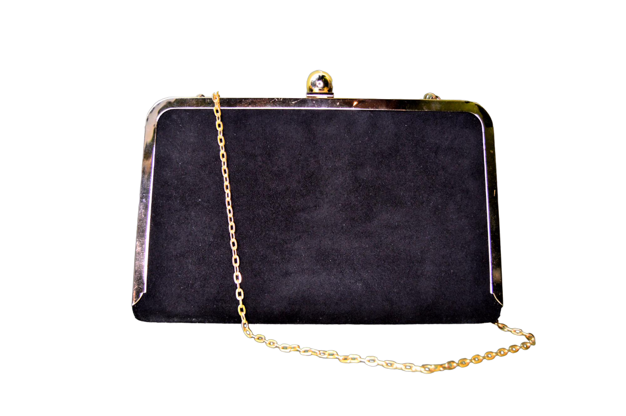 Сумка-клатч Pele Velini замшевий Чорний (1146)