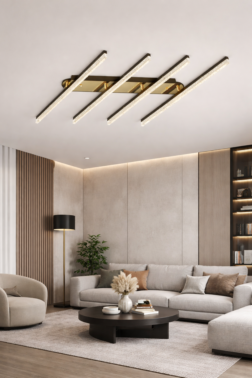 Люстра Luxora Beam LED 3 режима 50W (20272/4ВК)