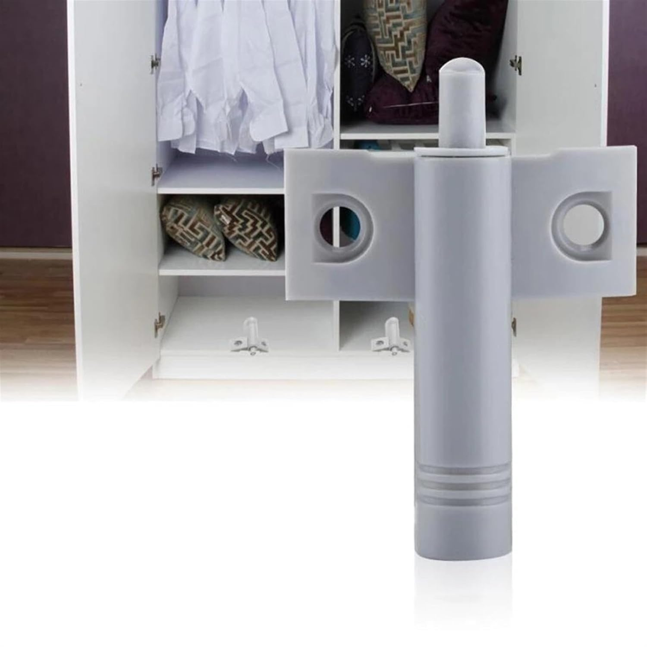 Демпферы для мебельных фасадов с накладкой 1 шт. Серый (27086238) - фото 7