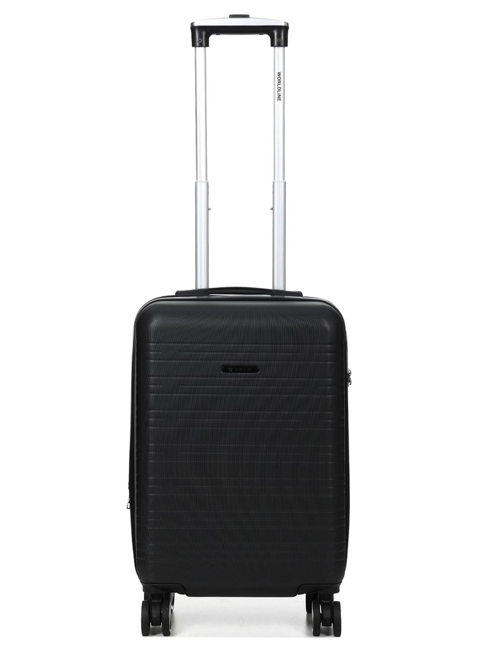Чемодан Франция имел Worldline S 55х35х20+3 см 38 л 2,6 кг черный (627)