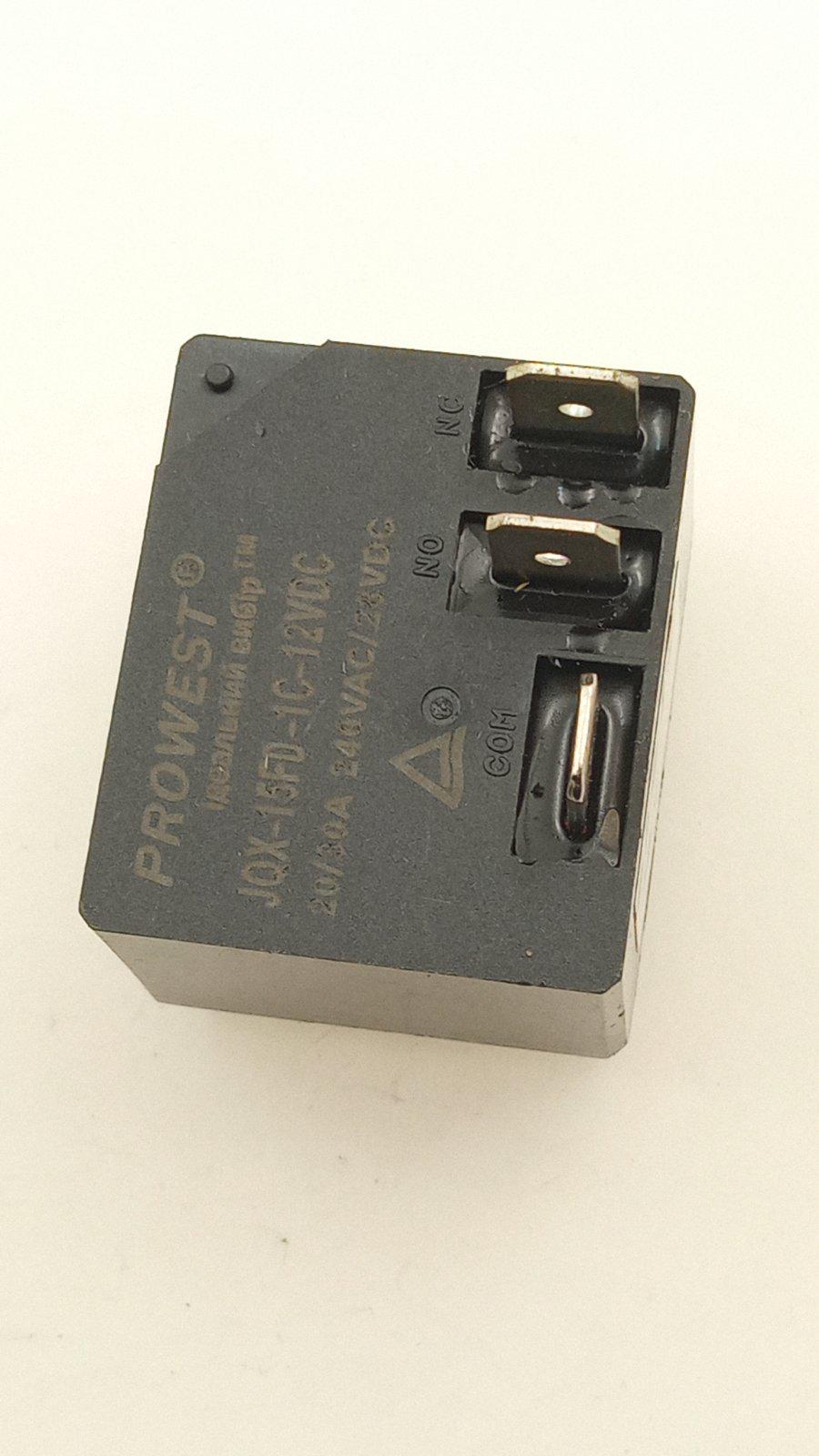 Реле JQX-15FD-1C-12VDC 450320/30A/240VAC/28VDC (03017)