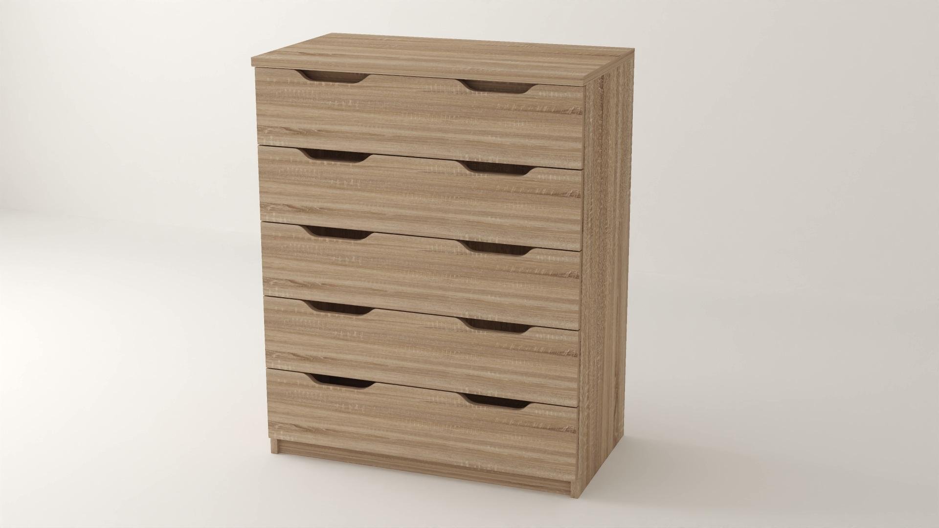 Комод Алекса ВК-49 80х45х100 см Дуб сонома