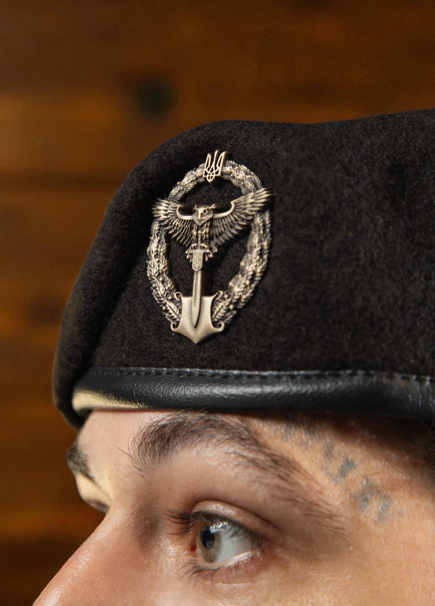 Берет Главное управление разведки L/57-58 см Черный (29052579) - фото 2 Берет Главное управление разведки L/57-58 см Черный (29052579) - фото 2