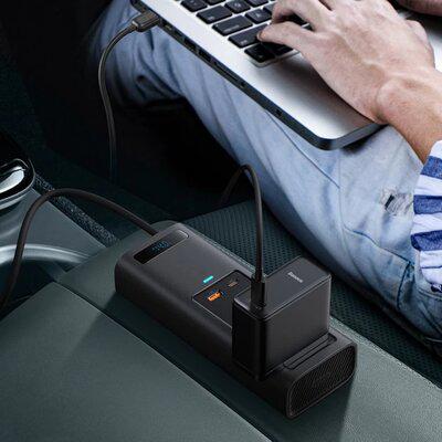 Автомобільний інвертор Baseus in-car Inverter 150 W 220 V CN/EU Black - фото 9 Автомобільний інвертор Baseus in-car Inverter 150 W 220 V CN/EU Black - фото 9