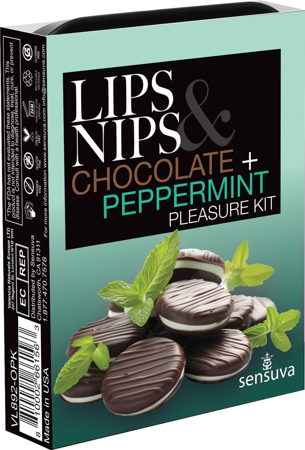 Подарочный набор Sensuva Lips & Nips Pleasure Kit - Chocolate Peppermint 2x4 г Подарочный набор Sensuva Lips & Nips Pleasure Kit - Chocolate Peppermint 2x4 г