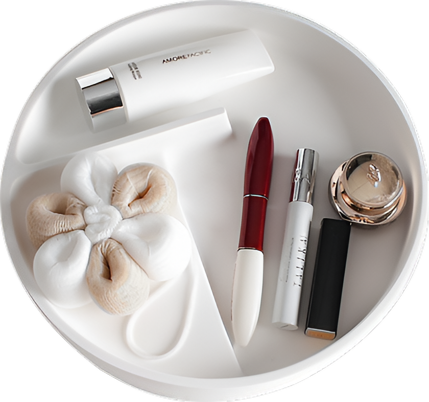 Тарелка косметическая VOLLE каменная Solid surface 280x45 мм (18-40-137)