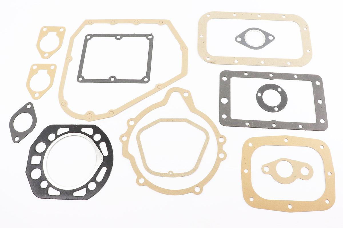 Прокладки двигателя к двигателям R190N 90 мм 14 дет. под крышку 9 отверстий (999508)