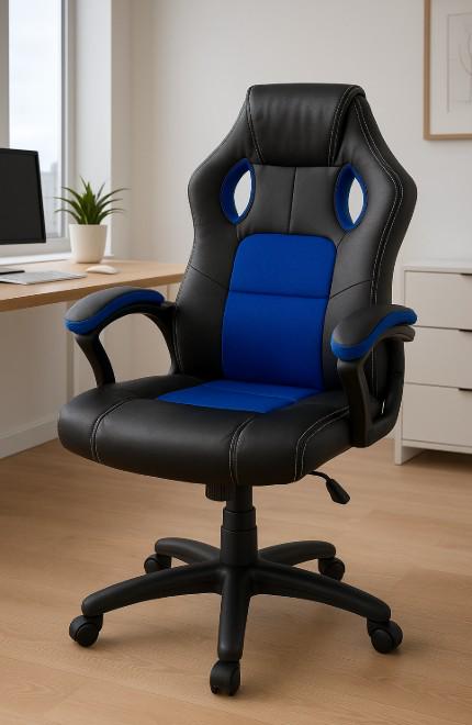 Кресло геймерское Bonro YS-6056 Синий (3910) - фото 8 Кресло геймерское Bonro YS-6056 Синий (3910) - фото 8