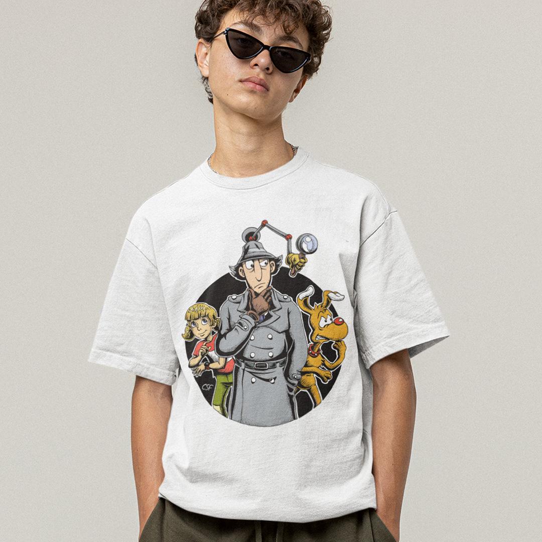 Футболка унисекс Inspector Gadget 3XL Белый (0000010972) Футболка унисекс Inspector Gadget 3XL Белый (0000010972)