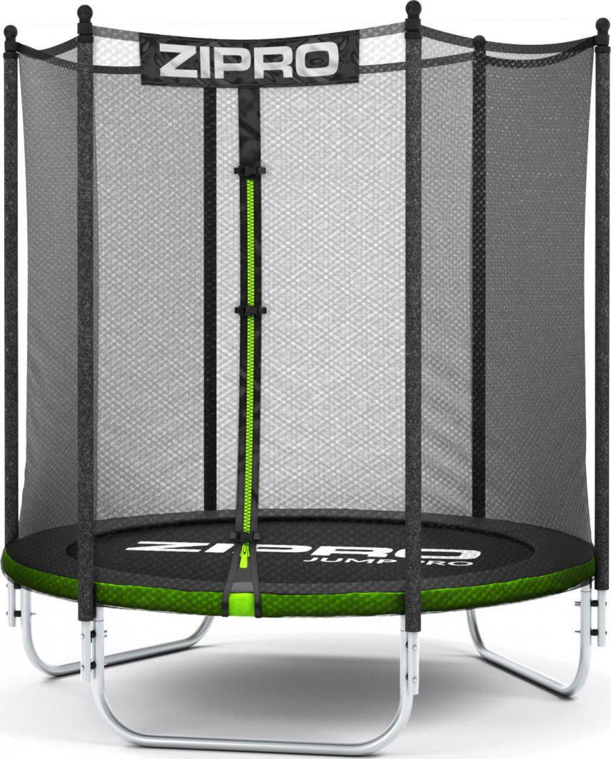 Батут Zipro Jump Pro OUT с наружной сеткой 4 фута 127 см Черно-зеленый (414517)