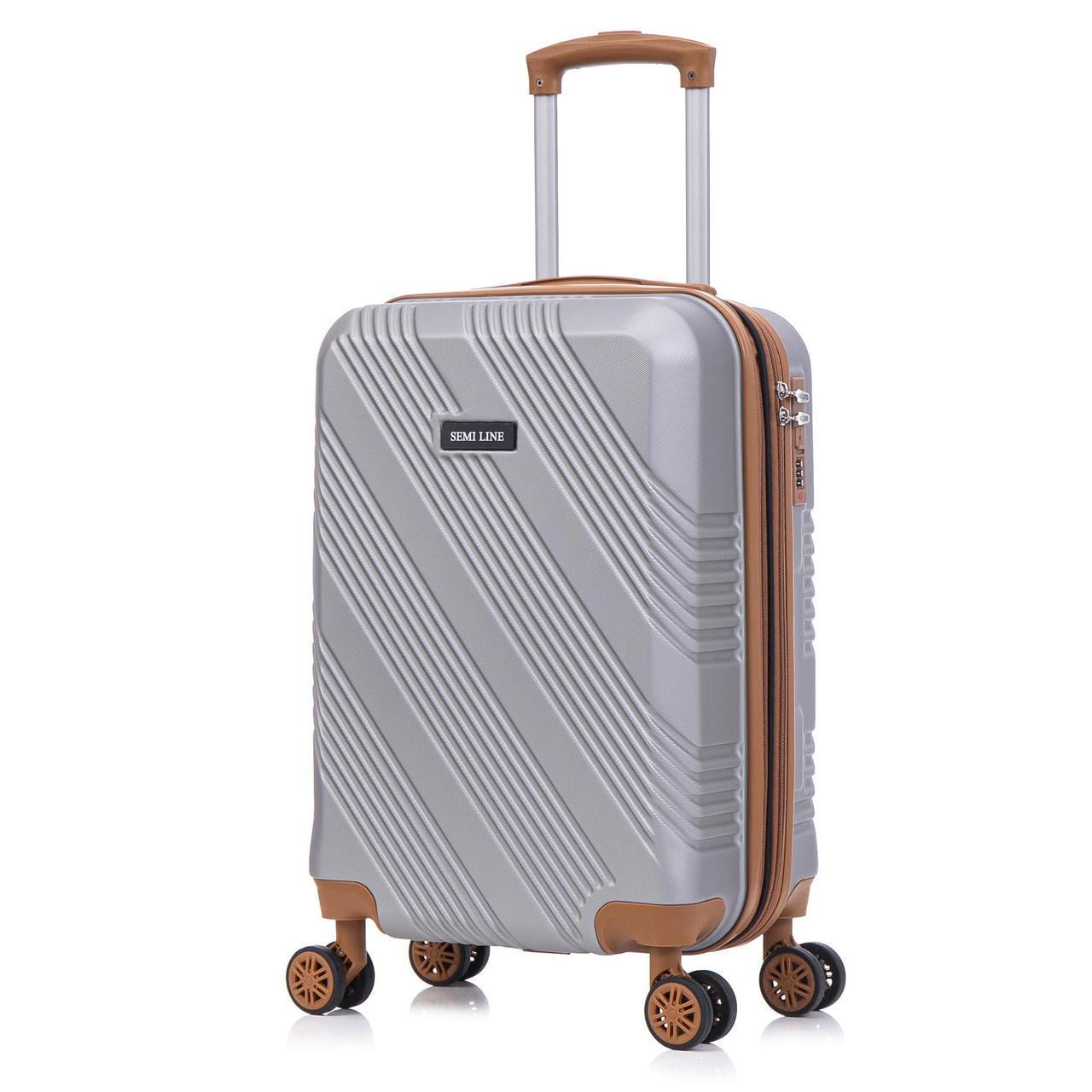 Чемодан SEMI LINE 20" S Light Grey (T5849-1) Чемодан SEMI LINE 20" S Light Grey (T5849-1)