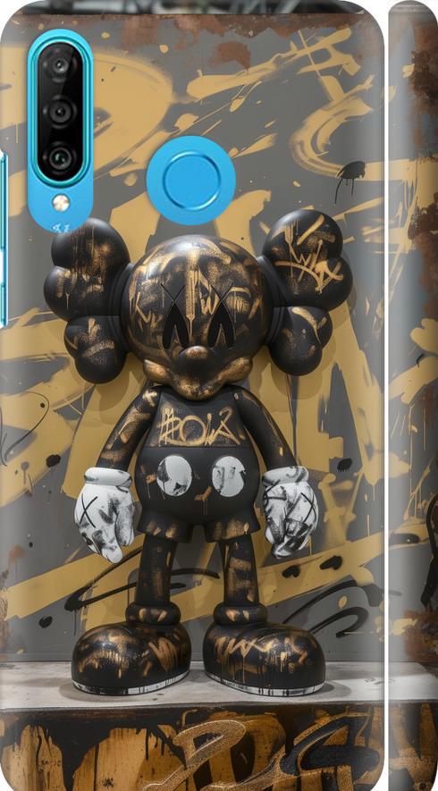 Чехол на Huawei P30 Lite Bronze kaws (6097m-1651-42517)