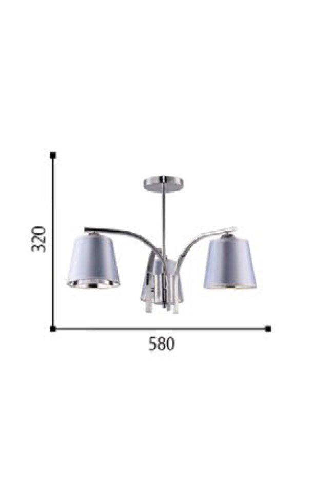 Люстра Blitz 1027 58x32 см Сірий (1027-43) - фото 2