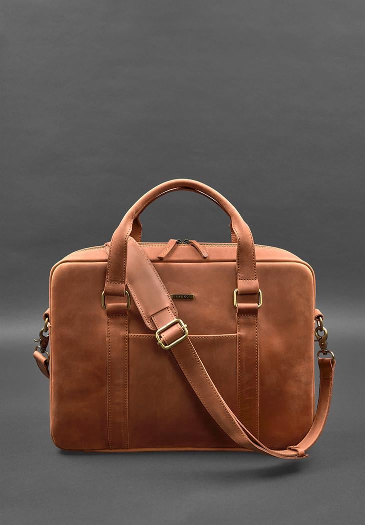 Сумка кожаная для ноутбука и документов Crazy Horse Светло-коричневый (A-027949) Сумка кожаная для ноутбука и документов Crazy Horse Светло-коричневый (A-027949)