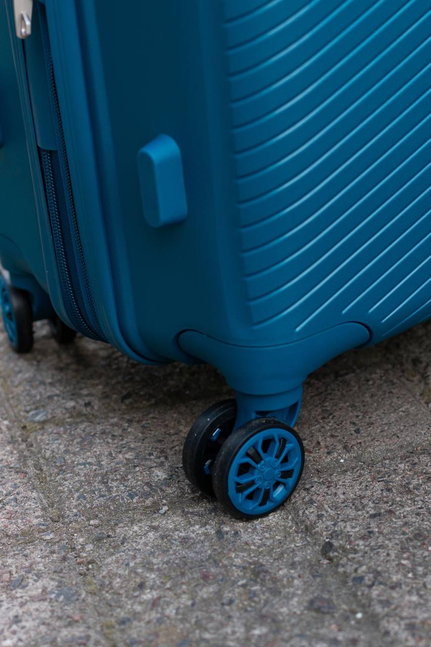 Валіза пластикова Nuri 2002 середній Синій (11822882) - фото 6 Валіза пластикова Nuri 2002 середній Синій (11822882) - фото 6