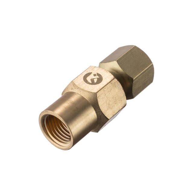 Шарнир поворотный Intertool внутренняя резьба 1/4" - 1/4" латунь STORM (PT-2209)