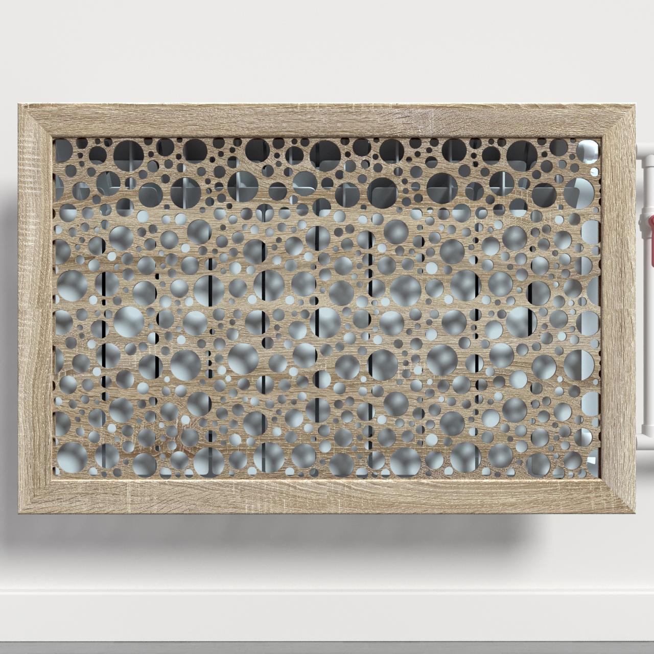 Решетка-экран на батарею SMARTWOOD 900 мм Дуб Сонома (R20433111)