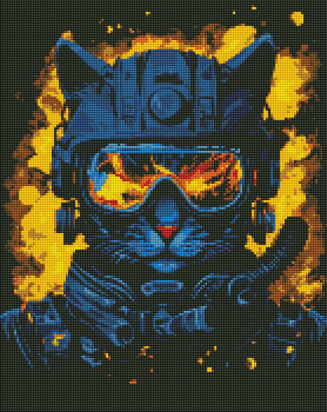 Алмазная мозаика Идейка Повелитель огня 40x50 см (AMO7544)