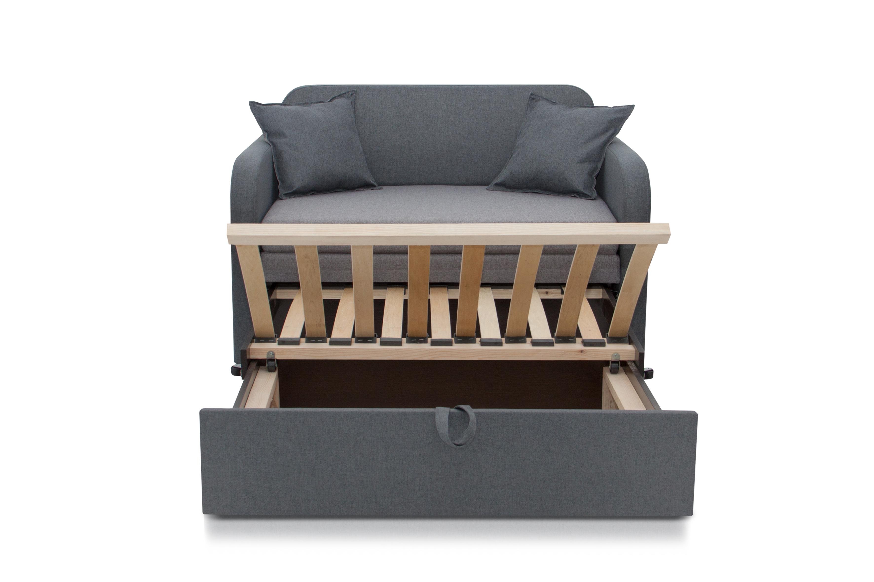 Диван розкладний Comfort Line Карлсон 1,3 Аляска 97/08 Сірий/Світло-сірий - фото 4 Диван розкладний Comfort Line Карлсон 1,3 Аляска 97/08 Сірий/Світло-сірий - фото 4