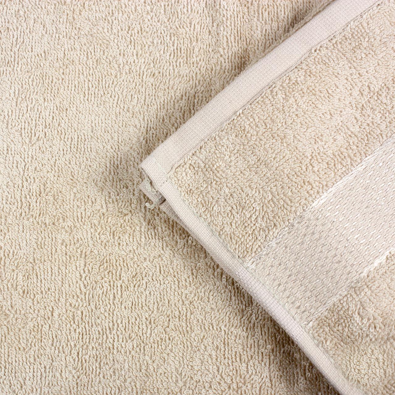 Рушник махровий БС0005 100х150 см Бежевий - фото 2 Рушник махровий БС0005 100х150 см Бежевий - фото 2