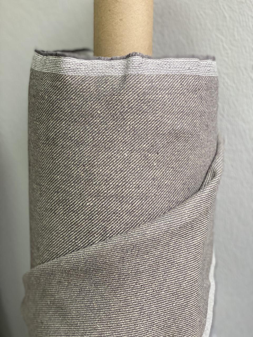 Тканина костюмна щільна натуральна LINEN PLUS 100% льон 145 см 2/1 Сірий - фото 3 Тканина костюмна щільна натуральна LINEN PLUS 100% льон 145 см 2/1 Сірий - фото 3
