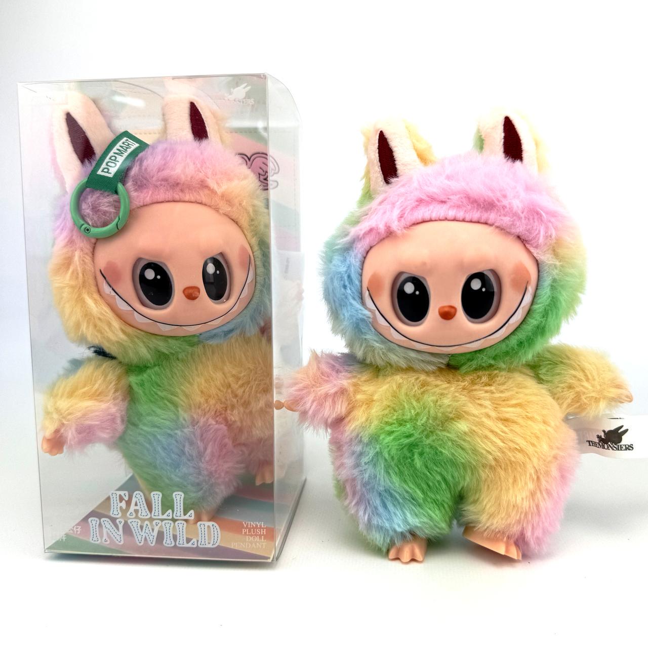 Мягкая игрушка-брелок Лабубу Labubu 4 серия 18 см Радужный (27883282) - фото 3 Мягкая игрушка-брелок Лабубу Labubu 4 серия 18 см Радужный (27883282) - фото 3