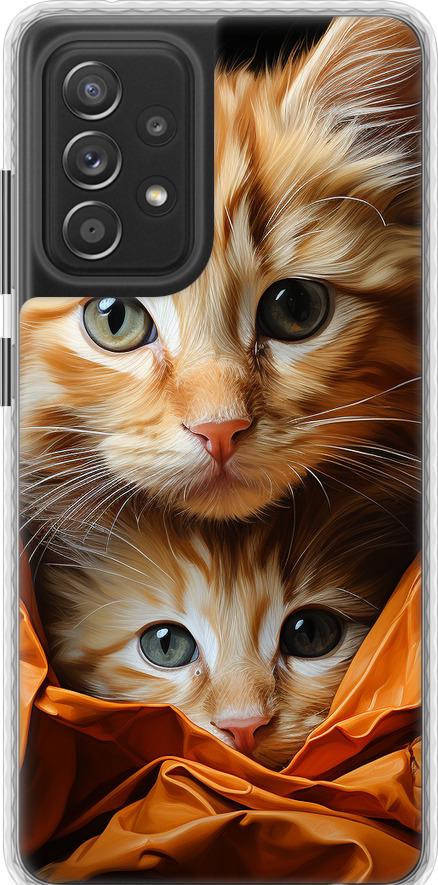 Чехол на Samsung Galaxy A52s 5G A528B Котики 2 (5664pc-2583-42517)