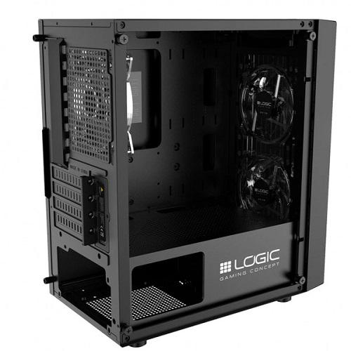 Корпус для ПК LogicConcept AM-ATOS-10-0000000-0002 ATOS MESH/GLASS ARGB 3x120 мм без БЖ mATX Black (570529) - фото 8