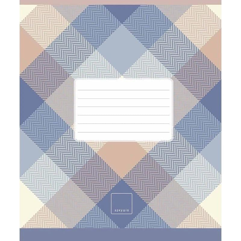 Шкільний зошит Plaid pattern 018-3345K-4 в клітинку 18 аркушів (RLT43203)