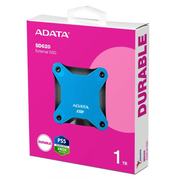 SSD-накопичувач ADATA SD620 1Tb USB 3,2 Blue (SD620-1TCBL) - фото 3