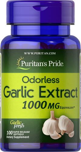 Чеснок Puritan's Pride Odorless Garlic 1000 мг 100 caps (05531)
