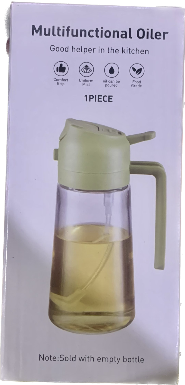 Бутылка с распылителем для масла 2в1 Зеленый (23705408) - фото 8