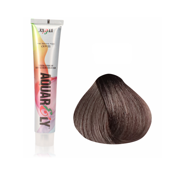 Фарба Itely Aquarely для нормального та сивого волосся 100 мл 7C Попелястий русявий