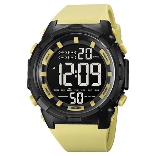 Наручные часы мужские Skmei 1845YL 5 ATM 51 мм Black/Yellow